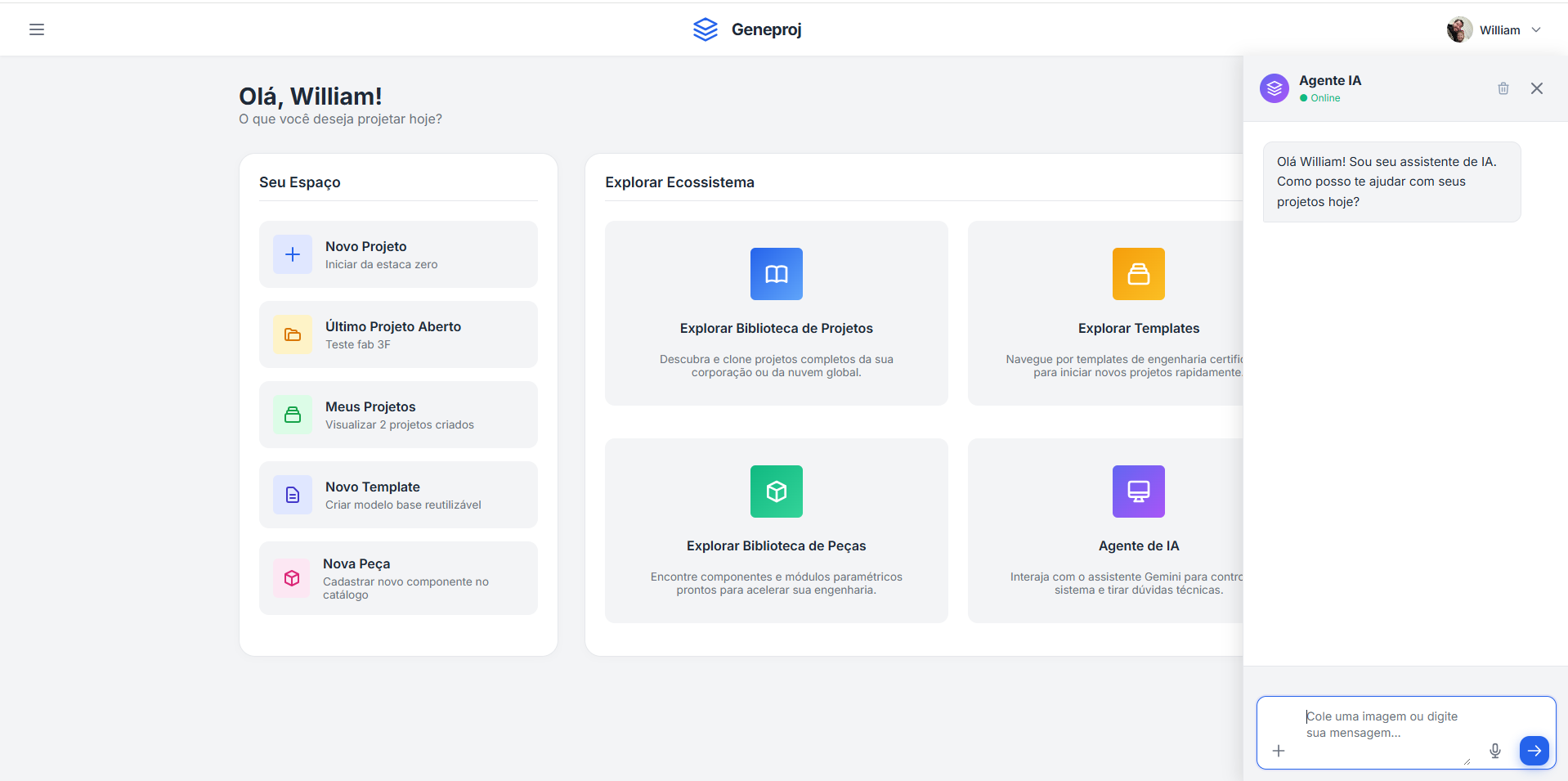 AI Agent Interface